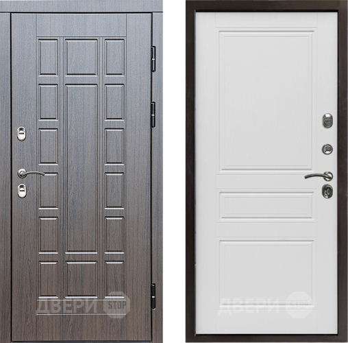 Входная металлическая Дверь Престиж TERMO с терморазрывом Престиж Классика Лиственница белая в Лосино-Петровский