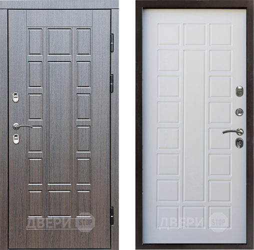 Входная металлическая Дверь Престиж TERMO с терморазрывом Престиж Престиж Белое дерево в Лосино-Петровский