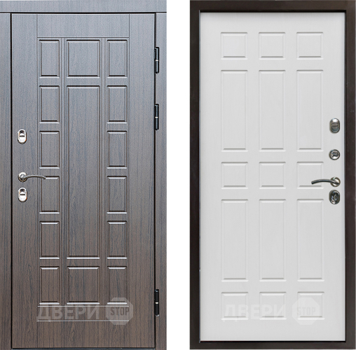 Входная металлическая Дверь Престиж TERMO с терморазрывом Престиж Спарта Белое дерево в Лосино-Петровский