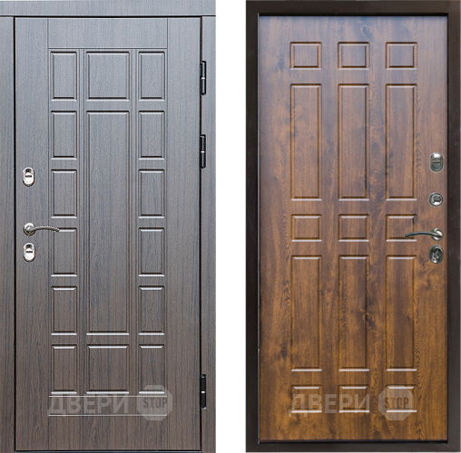 Входная металлическая Дверь Престиж TERMO с терморазрывом Престиж Спарта Дуб в Лосино-Петровский