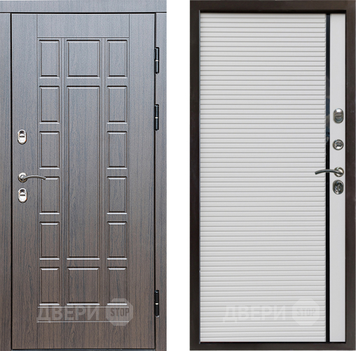 Входная металлическая Дверь Престиж TERMO с терморазрывом Престиж Porte Белый в Лосино-Петровский