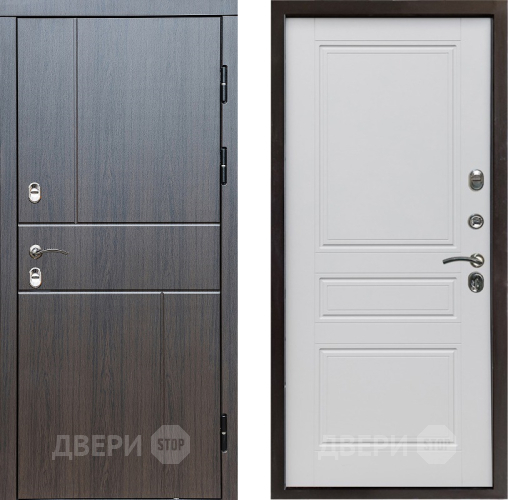 Дверь Престиж TERMO с терморазрывом Горизонт Венге Классика Белый матовый в Лосино-Петровский