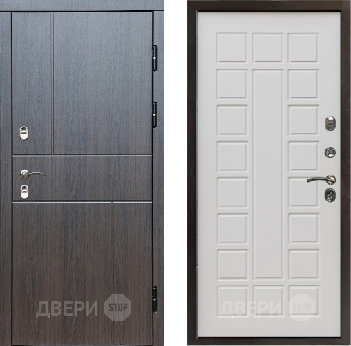 Входная металлическая Дверь Престиж TERMO с терморазрывом Горизонт Венге Престиж Бежевый мат в Лосино-Петровский