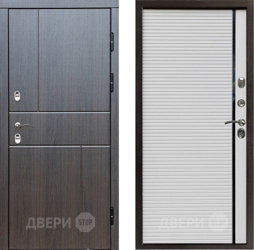 Входная металлическая Дверь Престиж TERMO с терморазрывом Горизонт Венге Porte Белый в Лосино-Петровский