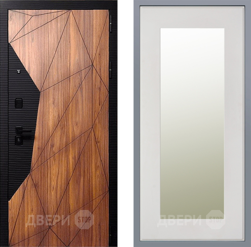 Дверь Заводские двери Морра Зеркало Модерн Белый софт в Лосино-Петровский