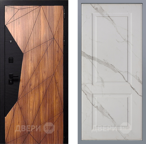 Дверь Заводские двери Морра Доррен Мрамор белый в Лосино-Петровский