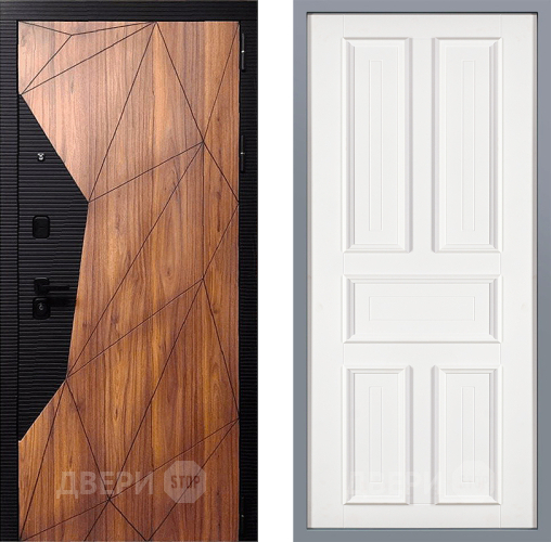 Дверь Заводские двери Морра Уругвай Белый софт в Лосино-Петровский