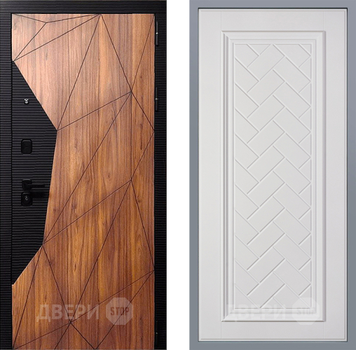 Дверь Заводские двери Морра Упра Белый софт в Лосино-Петровский