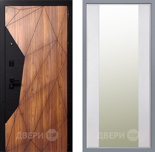 Дверь Заводские двери Морра Зеркало Макси Белый шелк в Лосино-Петровский