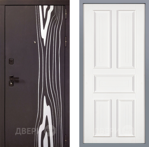 Дверь Заводские двери Леванте Уругвай Белый софт в Лосино-Петровский