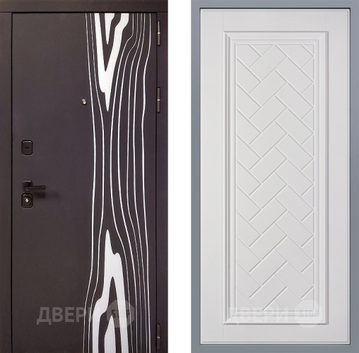 Дверь Заводские двери Леванте Упра Белый софт в Лосино-Петровский