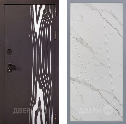 Дверь Заводские двери Леванте Флитта Мрамор белый в Лосино-Петровский