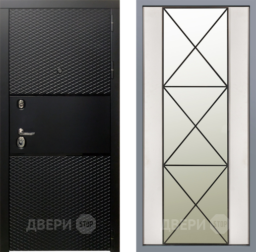 Дверь Заводские двери Тефлон Зеркало Перфекто Структурное дерево в Лосино-Петровский