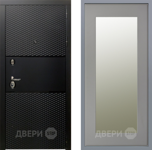 Дверь Заводские двери Тефлон Зеркало Модерн Грей софт в Лосино-Петровский