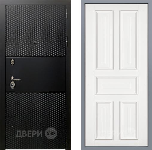 Дверь Заводские двери Тефлон Уругвай Белый софт в Лосино-Петровский