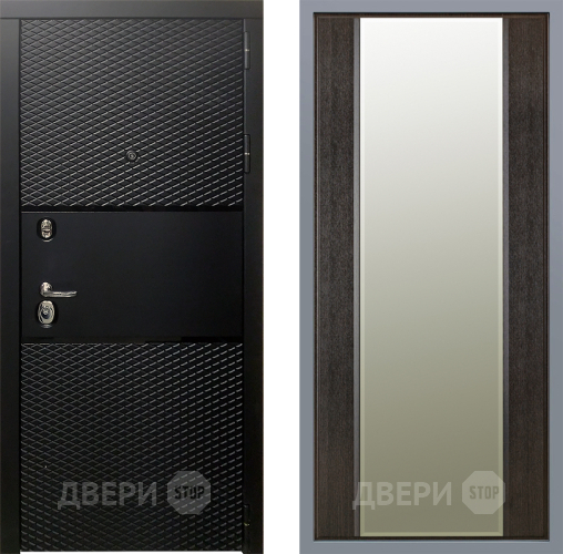 Дверь Заводские двери Тефлон Зеркало Макси Венге в Лосино-Петровский