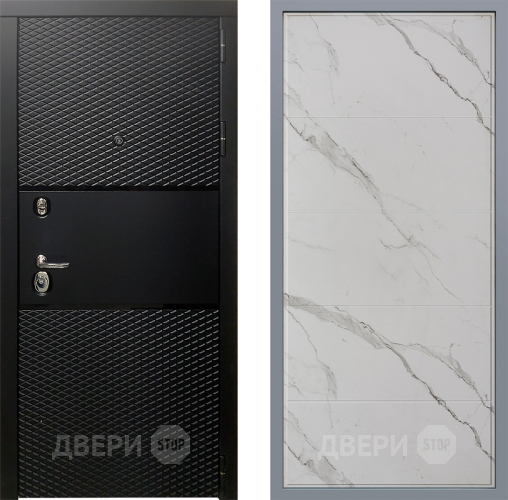 Дверь Заводские двери Тефлон Тривия Мрамор белый в Лосино-Петровский