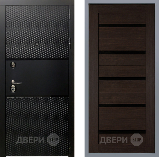 Дверь Заводские двери Тефлон СБ-1 орех тисненый в Лосино-Петровский