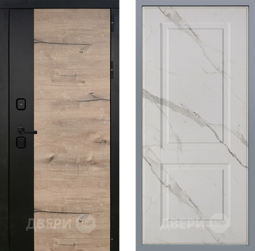 Дверь Заводские двери Ларте Доррен Мрамор белый в Лосино-Петровский