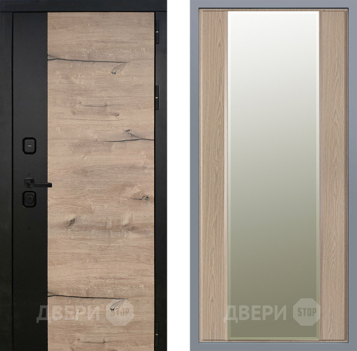 Дверь Заводские двери Ларте Зеркало Макси Беленый дуб в Лосино-Петровский
