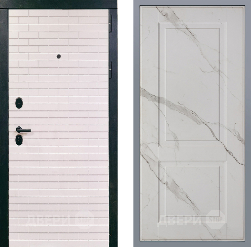 Дверь Заводские двери Сохо Доррен Мрамор белый в Лосино-Петровский