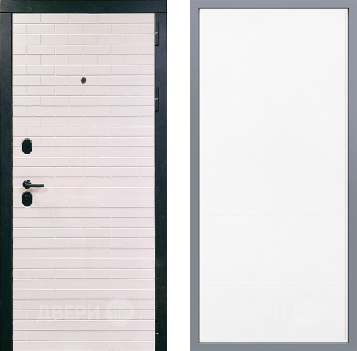 Дверь Заводские двери Сохо Тривия Белый софт в Лосино-Петровский