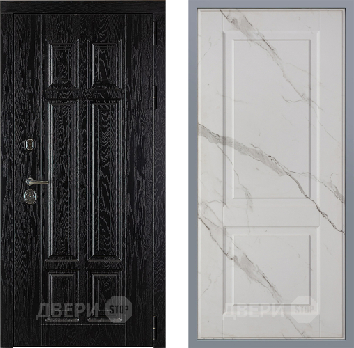 Дверь Заводские двери Мюнхен Доррен Мрамор белый в Лосино-Петровский