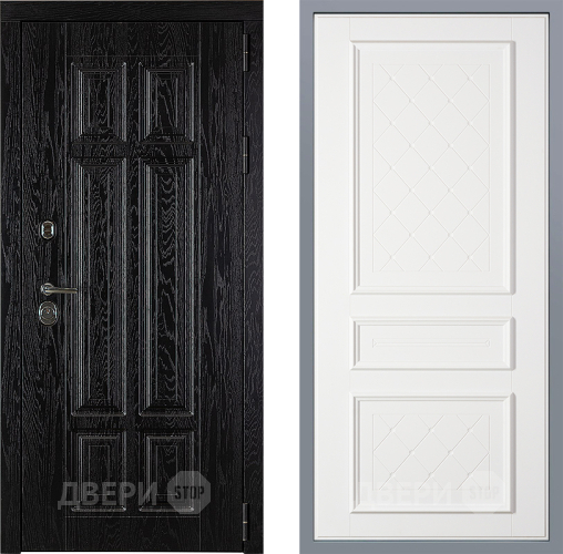 Дверь Заводские двери Мюнхен Урбино Белый софт в Лосино-Петровский