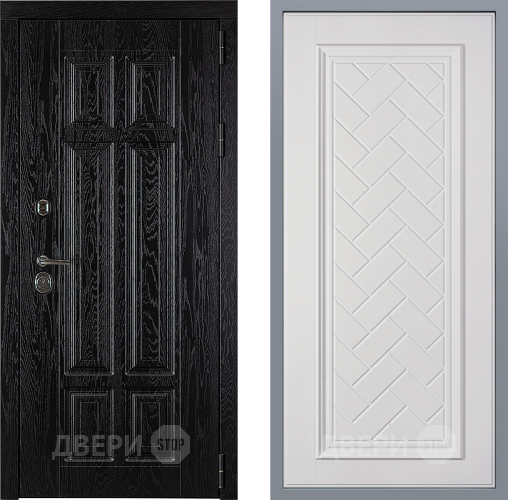 Дверь Заводские двери Мюнхен Упра Белый софт в Лосино-Петровский