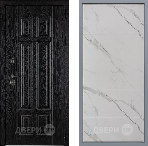 Дверь Заводские двери Мюнхен Тривия Мрамор белый в Лосино-Петровский