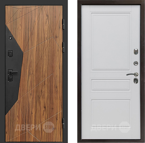 Входная металлическая Дверь Престиж Avangard Классика Белый матовый в Лосино-Петровский