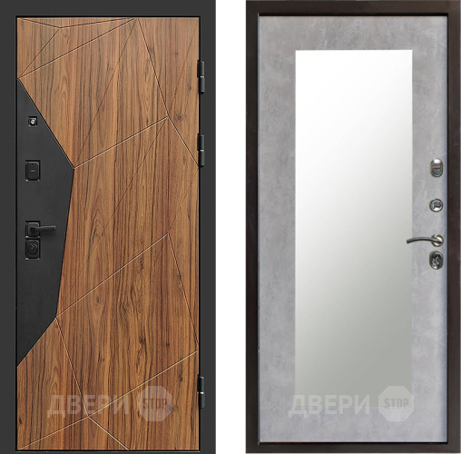 Дверь Престиж Avangard Зеркло Пастораль Бетон светлый в Лосино-Петровский