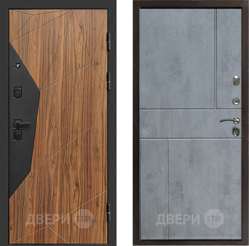 Входная металлическая Дверь Престиж Avangard Горизонт Бетон темный в Лосино-Петровский