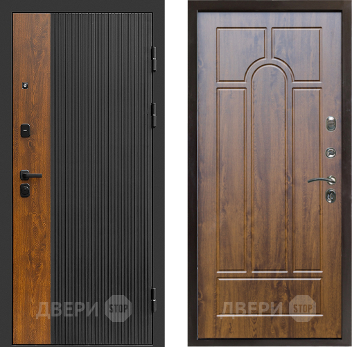 Входная металлическая Дверь Престиж Prestizh Арка Дуб в Лосино-Петровский