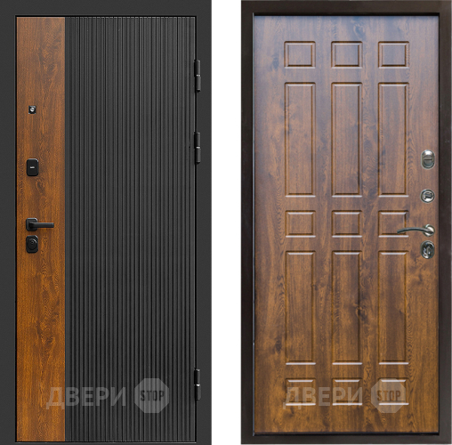 Входная металлическая Дверь Престиж Prestizh Спарта Дуб в Лосино-Петровский