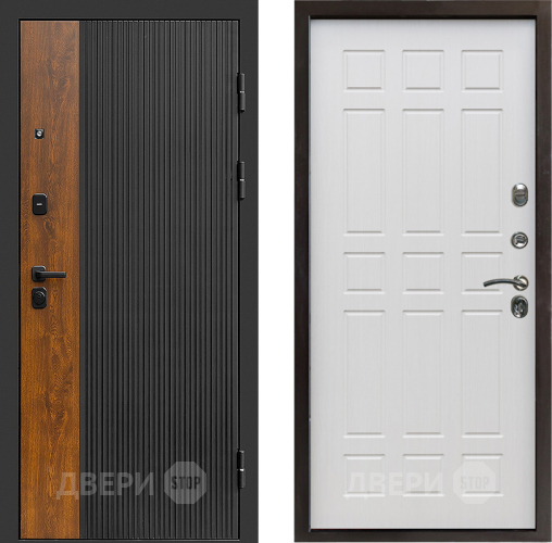 Входная металлическая Дверь Престиж Prestizh Спарта Лиственница белая в Лосино-Петровский
