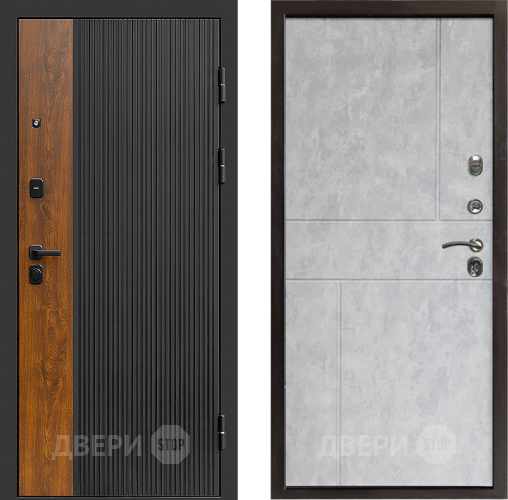 Входная металлическая Дверь Престиж Prestizh Горизонт Бетон светлый в Лосино-Петровский