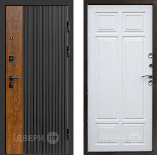 Входная металлическая Дверь Престиж Prestizh Премиум Лиственница белая в Лосино-Петровский