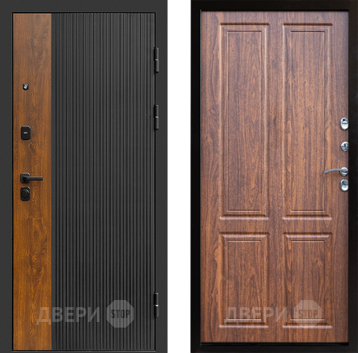 Входная металлическая Дверь Престиж Prestizh Премиум Орех светлый в Лосино-Петровский