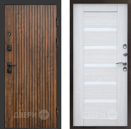 Входная металлическая Дверь Престиж Tvist Царга Лиственница белая в Лосино-Петровский