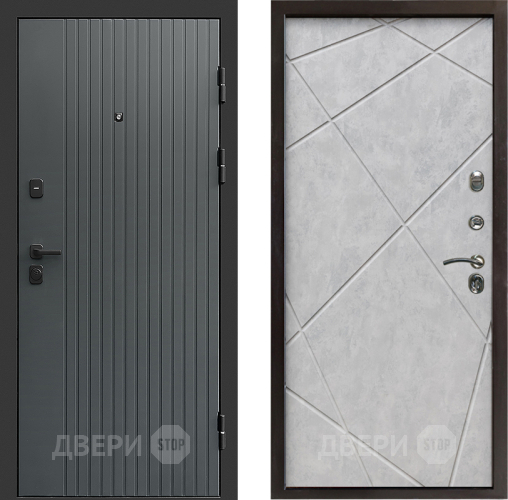 Дверь Престиж Tvist Grey Лучи Бетон светлый в Лосино-Петровский