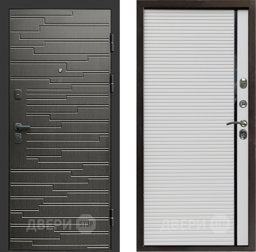 Входная металлическая Дверь Престиж Rivera Porte Белый в Лосино-Петровский