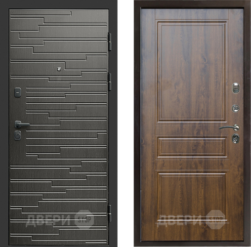 Входная металлическая Дверь Престиж Rivera Классика Дуб в Лосино-Петровский