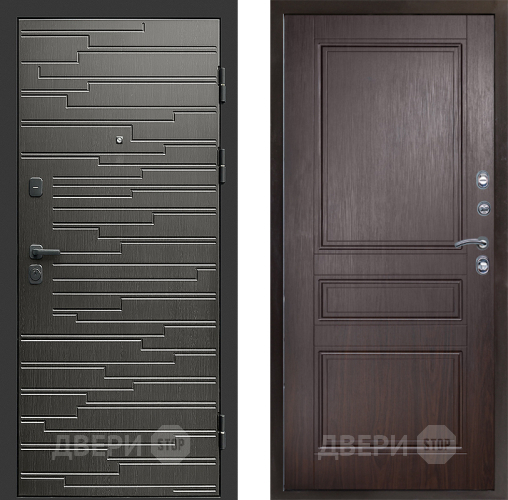 Входная металлическая Дверь Престиж Rivera Классика Венге в Лосино-Петровский