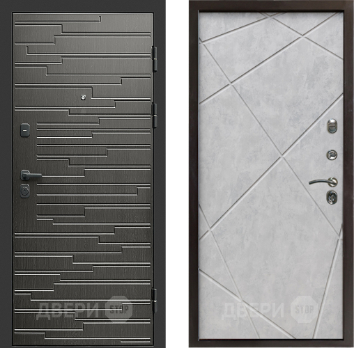 Дверь Престиж Rivera Лучи Бетон светлый в Лосино-Петровский