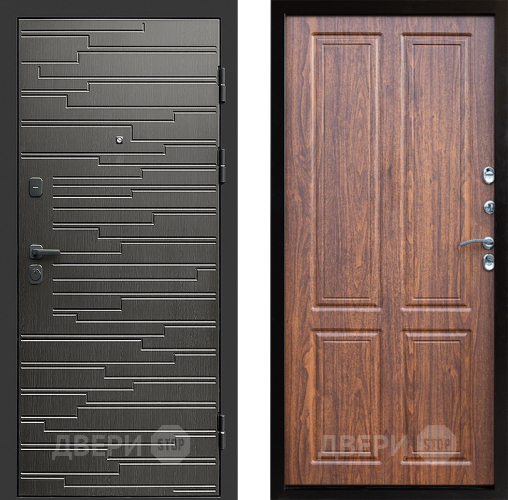 Входная металлическая Дверь Престиж Rivera Премиум Орех светлый в Лосино-Петровский