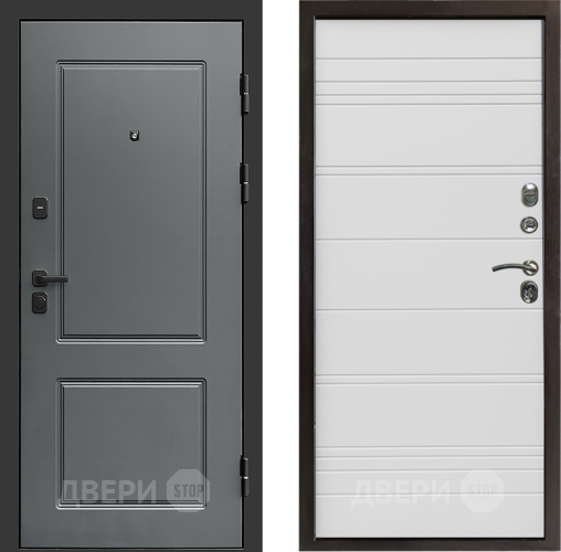 Входная металлическая Дверь Престиж Verona Line Белый в Лосино-Петровский