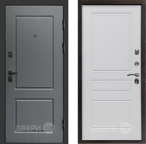 Входная металлическая Дверь Престиж Verona Классика Белый матовый в Лосино-Петровский