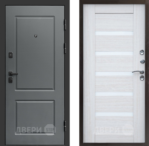 Входная металлическая Дверь Престиж Verona Царга Лиственница белая в Лосино-Петровский