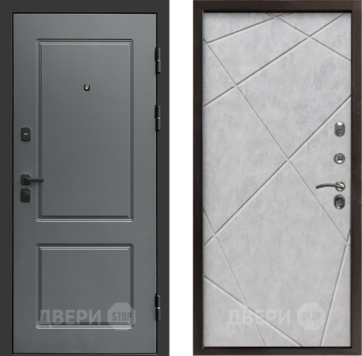 Дверь Престиж Verona Лучи Бетон светлый в Лосино-Петровский
